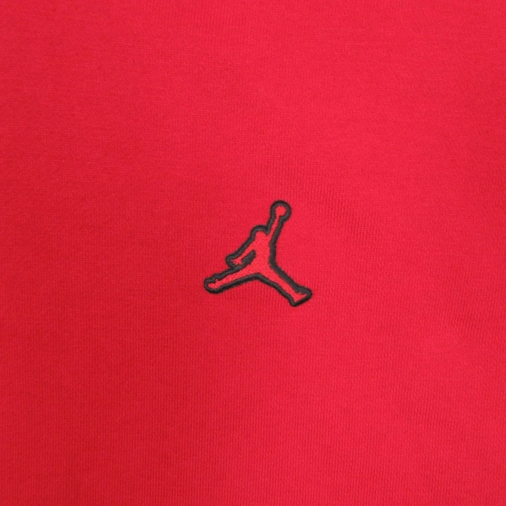 Air Jordan‎ Sweater Mens Medium Red Jump Man Logo Pullover Hoodie Sweatshirt